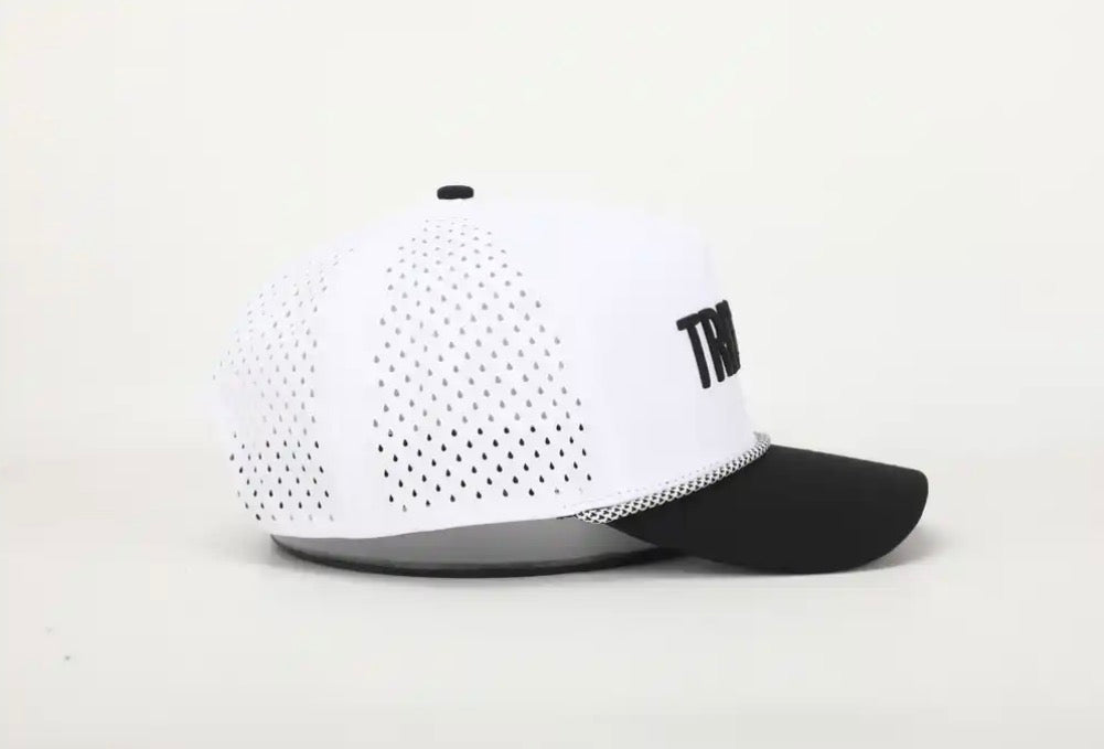 TRDMRK Snapback Hat - White