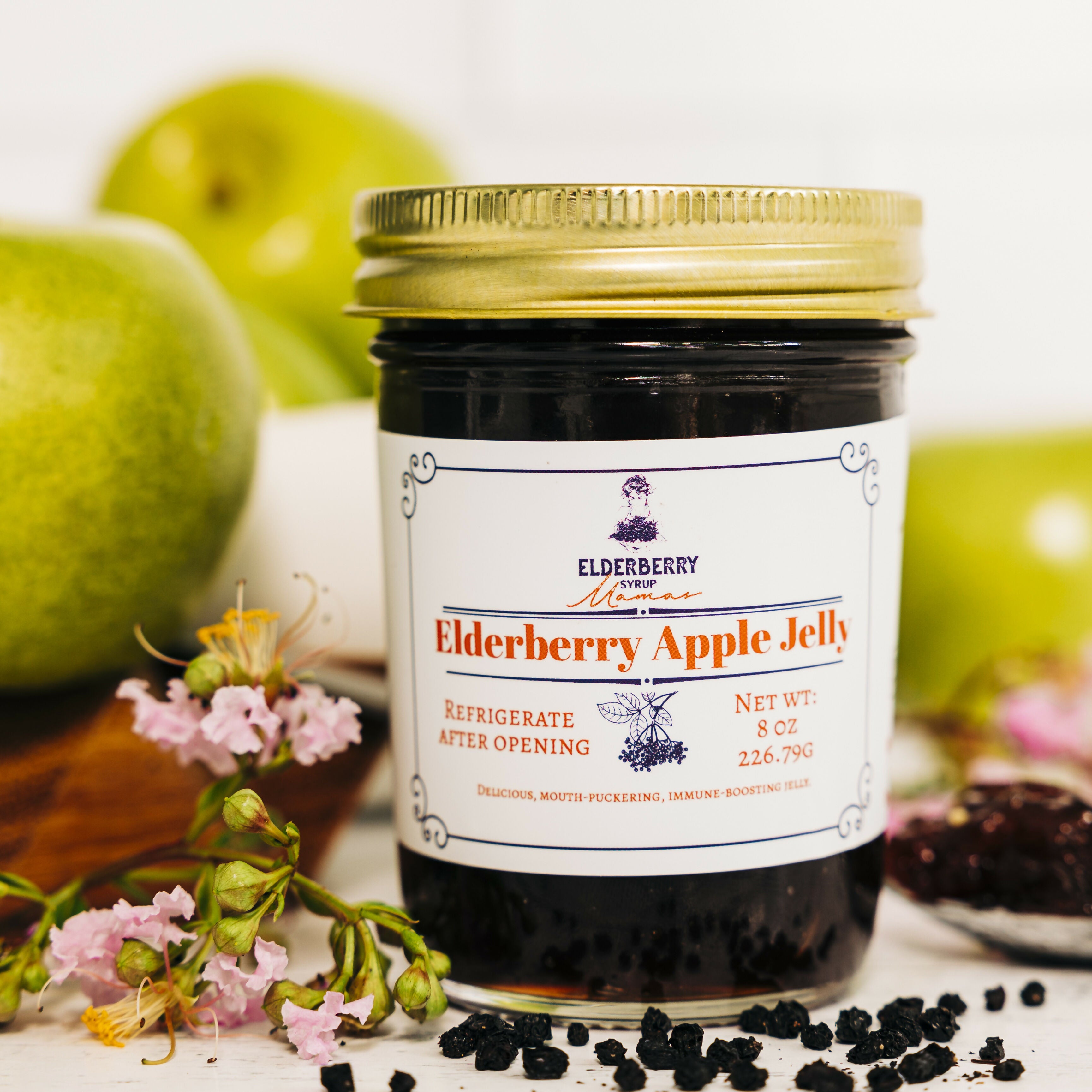 Elderberry Apple Jelly