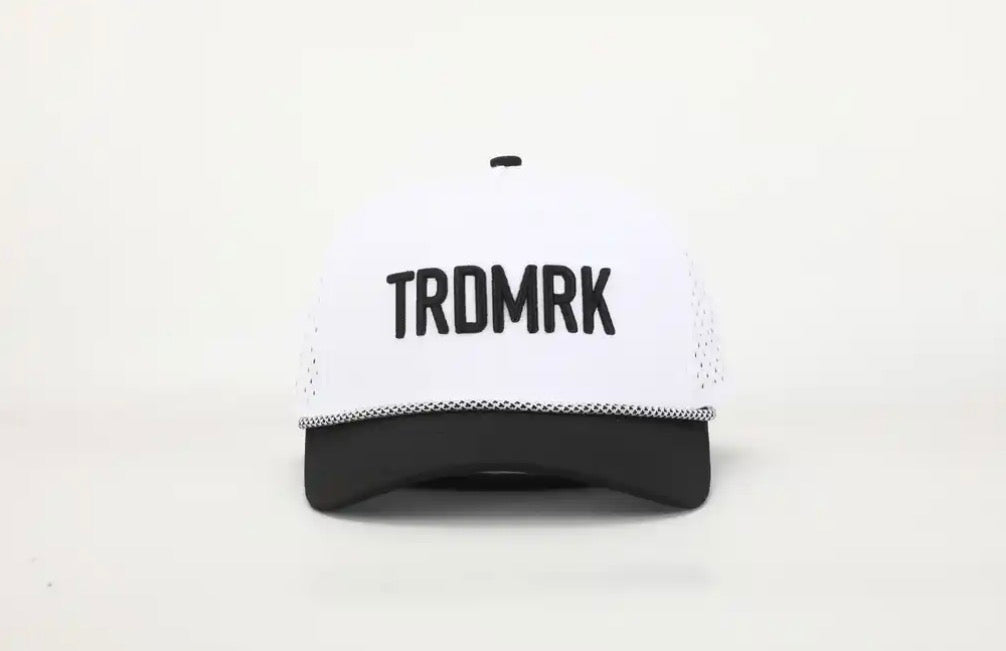 TRDMRK Snapback Hat - White