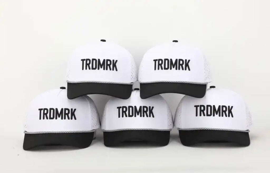 TRDMRK Snapback Hat - White