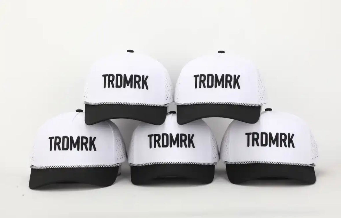 TRDMRK Snapback Hat - White
