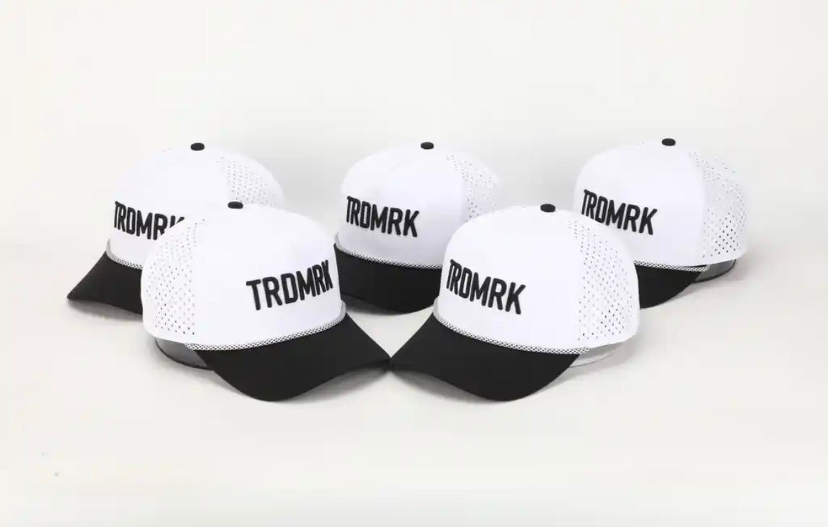 TRDMRK Snapback Hat - White