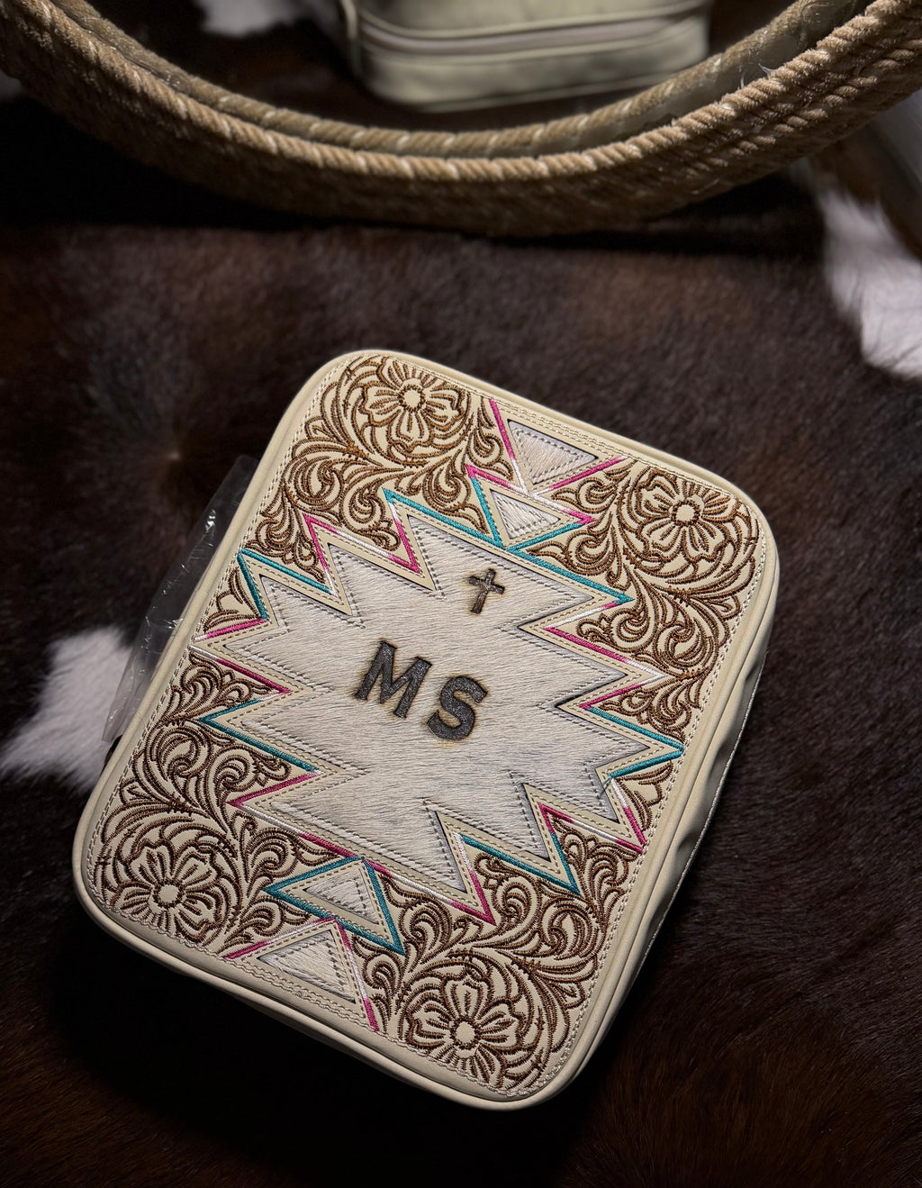 Branded Bible Case - Light Aztec