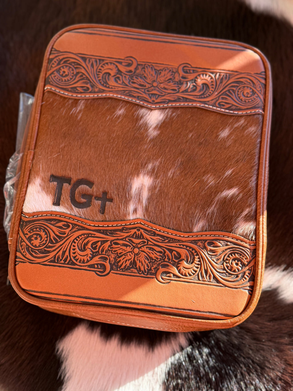 Branded Bible Case -Tan