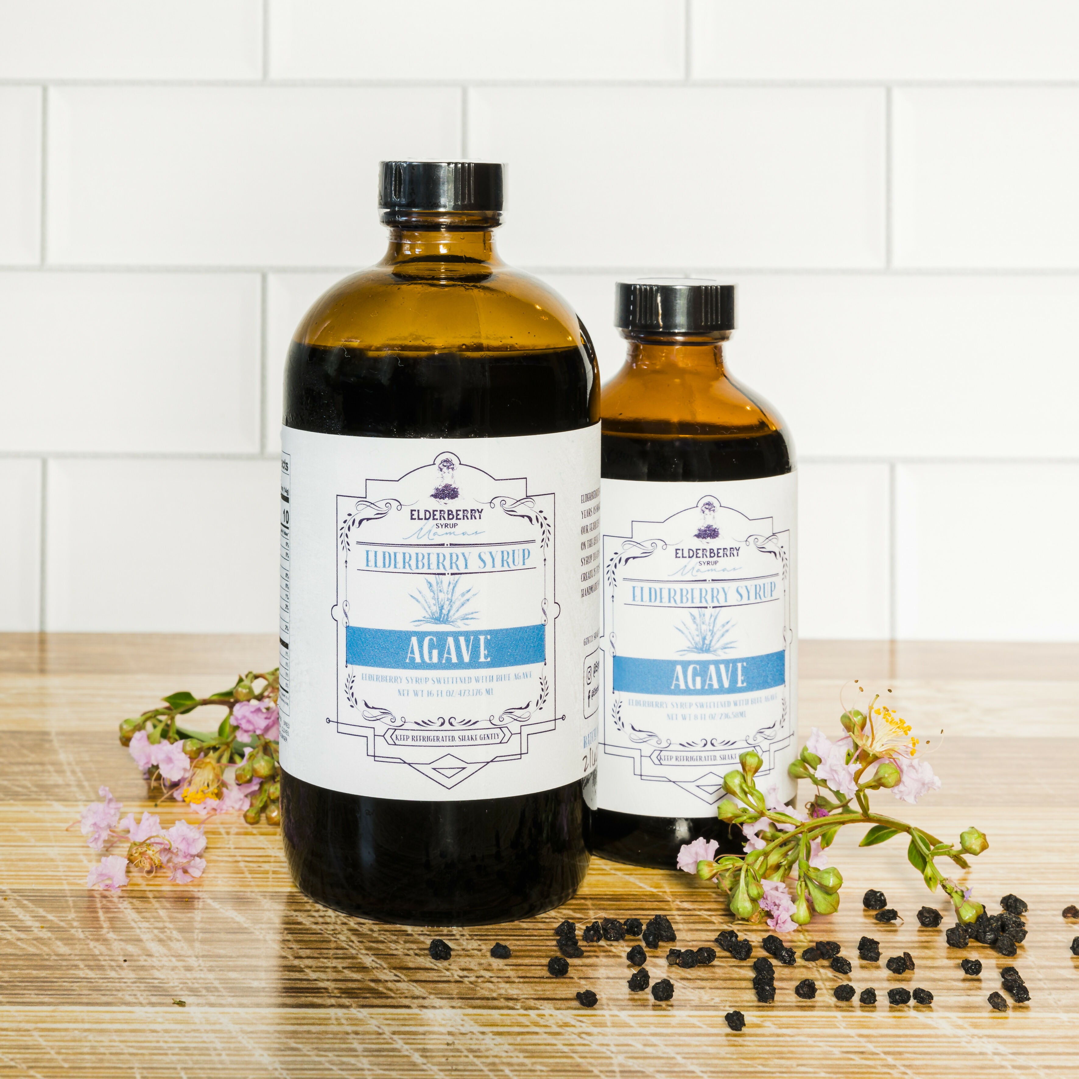 Elderberry Syrup with Local Honey