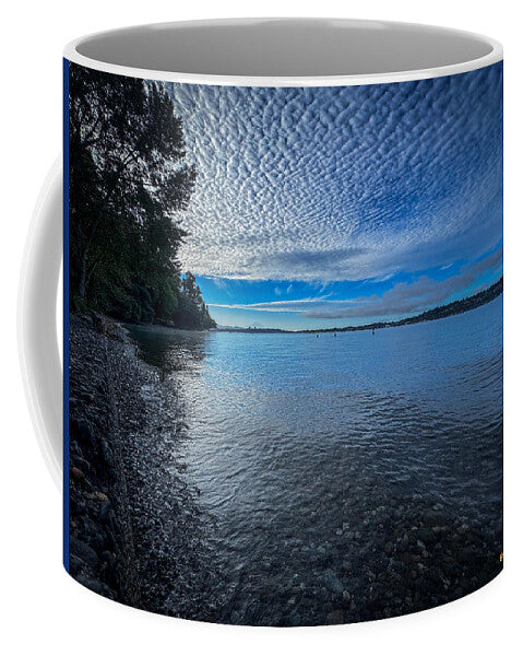 Reflection of the clouds Mug photography artwork by Brian Hougesen