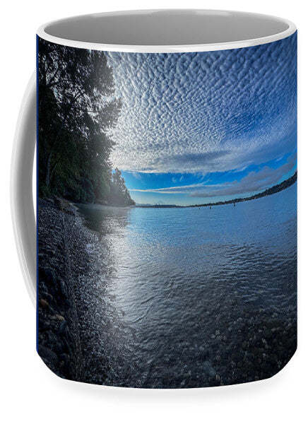 Reflection of the clouds Mug photography artwork by Brian Hougesen