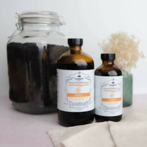 Elderberry Syrup with Local Honey